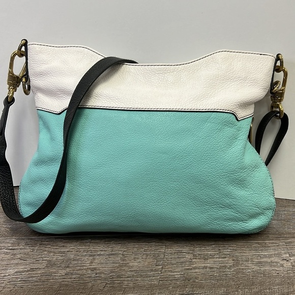 orYANY ELLIE Italian Leather Expandable Convertible Hobo Crossbody Bag - Picture 3 of 10